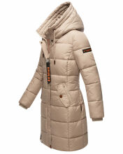 Marikoo Yuikoo Damen Winterjacke B941 Taupe Größe XL - Gr. 42