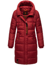 Marikoo Yuikoo lange Damen Winterjacke Blood Red-Gr&ouml;&szlig;e XS - Gr. 34