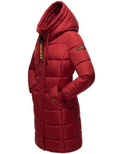 Marikoo Yuikoo lange Damen Winterjacke Blood Red-Gr&ouml;&szlig;e XS - Gr. 34