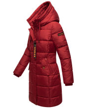 Marikoo Yuikoo lange Damen Winterjacke Blood Red-Gr&ouml;&szlig;e S - Gr. 36