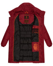 Marikoo Yuikoo lange Damen Winterjacke Blood Red-Größe L - Gr. 40