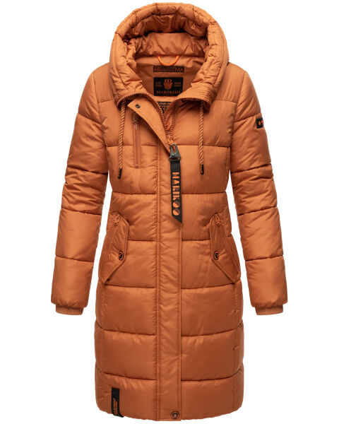 Marikoo Yuikoo lange Damen Winterjacke Cinnamon-Größe M - Gr. 38