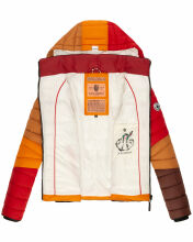 Navahoo Lulana Damen Steppjacke Colour Blocking Design Multicolour - Autumn  Größe L - Gr. 40