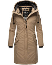 Navahoo Letiziaa Damen Parka Winterjacke Taupe Größe XXXL - Gr. 46