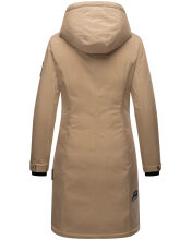 Navahoo Letiziaa Damen Parka Winterjacke Taupe Größe XXXL - Gr. 46