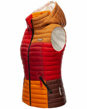 Navahoo Shadaa Multikulti Damen Weste ärmellose Steppweste Multicolour – Autumn Größe S - Gr. 36