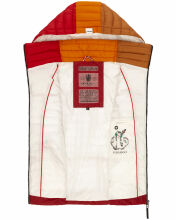 Navahoo Shadaa Multikulti Damen Weste ärmellose Steppweste Multicolour – Autumn Größe S - Gr. 36