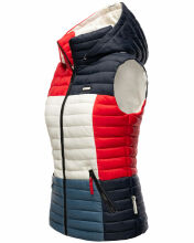 Navahoo Shadaa Multikulti Damen Weste ärmellose Steppweste Multicolour – French Größe XS - Gr. 34
