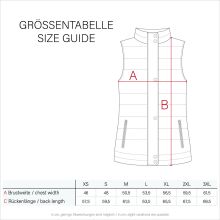 Navahoo Shadaa Multikulti Damen Weste ärmellose Steppweste Multicolour – French Größe XS - Gr. 34