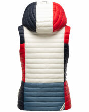 Navahoo Shadaa Multikulti Damen Weste ärmellose Steppweste Multicolour – French Größe S - Gr. 36