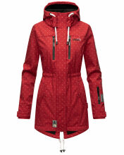 Marikoo Zimtzicke ladies softshell jacket Zimt-Rot-wp-Gr.XS