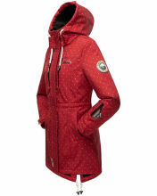 Marikoo Zimtzicke ladies softshell jacket Zimt-Rot-wp-Gr.XS
