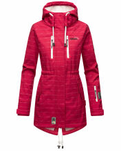Marikoo Zimtzicke Damen Softshelljacke Zimt-Fuchsia-wL-Gr.M