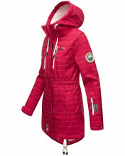 Marikoo Zimtzicke Damen Softshelljacke Zimt-Fuchsia-wL-Gr.M