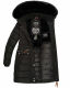 Navahoo Paula Ladies Winter Jacket Coat Parka Warm Lined Winterjacket B383 Schwarz schwarzes Fell Größe L - Gr. 40