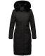 Navahoo Fahmiyaa ladies long hooded winter jacket Schwarz