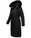 Navahoo Fahmiyaa ladies long hooded winter jacket Schwarz