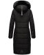 Navahoo Fahmiyaa ladies long hooded winter jacket Schwarz