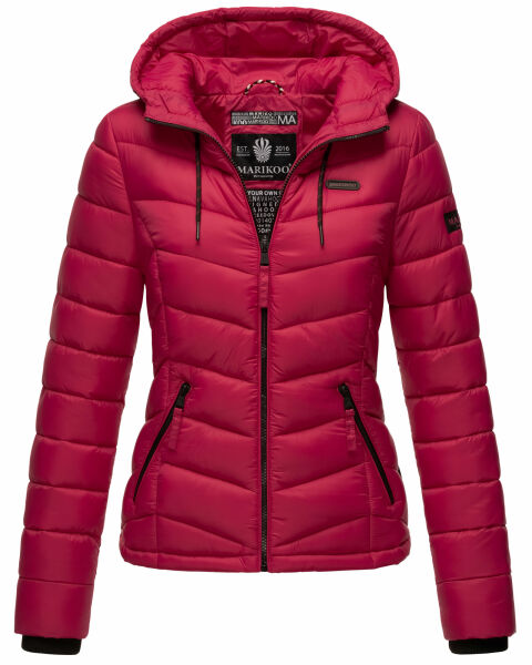 Navahoo Kuala Damen Steppjacke Kuala-Fuchsia-Gr.M