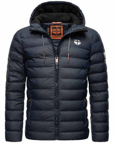 Stone Harbour Zaharoo wasserdichte Herren Regen Steppjacke Navy Größe M - Gr. M