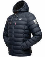 Stone Harbour Zaharoo wasserdichte Herren Regen Steppjacke Navy Größe M - Gr. M