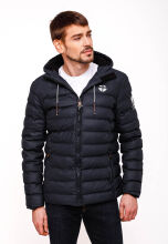 Stone Harbour Zaharoo wasserdichte Herren Regen Steppjacke Navy Größe M - Gr. M