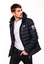 Stone Harbour Zaharoo wasserdichte Herren Regen Steppjacke Navy Größe M - Gr. M