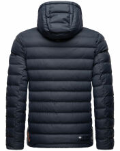 Stone Harbour Zaharoo wasserdichte Herren Regen Steppjacke Navy Größe XXL - Gr. 2XL
