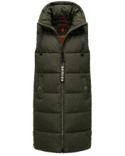 Navahoo Schnuffelchen ladies vest Dunkel Olive Größe XS - Gr. 34