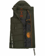 Navahoo Schnuffelchen Damen Weste Dunkel Olive Größe XL - Gr. 42