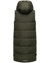 Navahoo Schnuffelchen ladies vest Dunkel Olive Größe XXL - Gr. 44