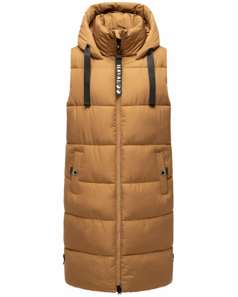 Navahoo Schnuffelchen Damen Weste Camel Größe S - Gr. 36
