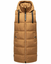 Navahoo Schnuffelchen Damen Weste Camel Größe S - Gr. 36