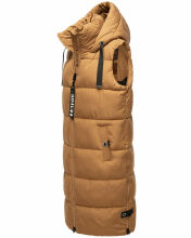 Navahoo Schnuffelchen Damen Weste Camel Größe S - Gr. 36