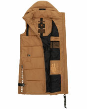 Navahoo Schnuffelchen ladies vest Camel Größe S - Gr. 36