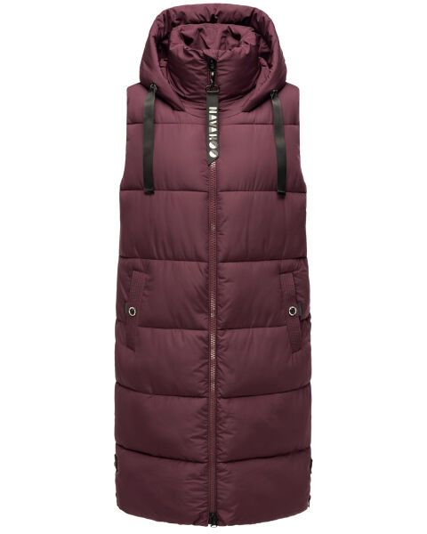 Navahoo Schnuffelchen ladies vest Weinrot Größe XS - Gr. 34