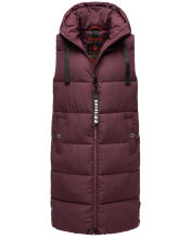 Navahoo Schnuffelchen ladies vest Weinrot Größe XS - Gr. 34