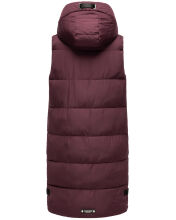 Navahoo Schnuffelchen ladies vest Weinrot Größe XS - Gr. 34