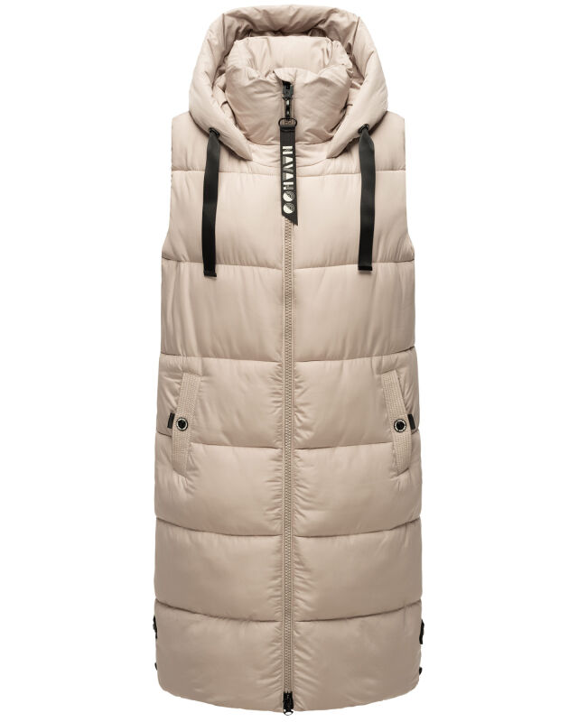 Navahoo Schnuffelchen Damen Weste Taupe