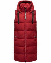 Navahoo Schnuffelchen Damen Weste Bloodred...