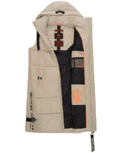 Navahoo Schnuffelchen Damen Weste Pebble Grey Größe XS - Gr. 34