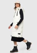 Navahoo Schnuffelchen Damen Weste Offwhite Größe S - Gr. 36