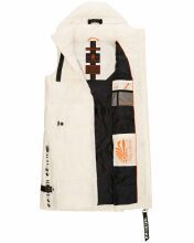 Navahoo Schnuffelchen Damen Weste Offwhite Größe S - Gr. 36