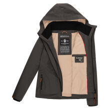 Marikoo Erdbeere Damen &Uuml;bergangsjacke Anthrazit Gr&ouml;&szlig;e XS - Gr. 34