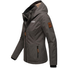 Marikoo Erdbeere Damen &Uuml;bergangsjacke Anthrazit Gr&ouml;&szlig;e XS - Gr. 34