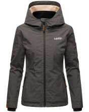 Marikoo Erdbeere Damen Übergangsjacke Anthrazit Größe S - Gr. 36