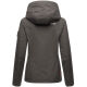 Marikoo Erdbeere Damen Übergangsjacke Anthrazit Größe S - Gr. 36