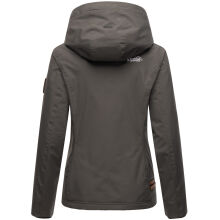 Marikoo Erdbeere Damen &Uuml;bergangsjacke Anthrazit Gr&ouml;&szlig;e XL - Gr. 42