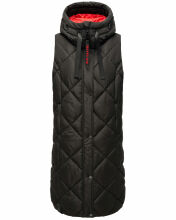 Navahoo Schnuckel ladies long vest Schwarz Größe M - Gr. 38