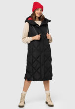 Navahoo Schnuckel ladies long vest Schwarz Größe L - Gr. 40